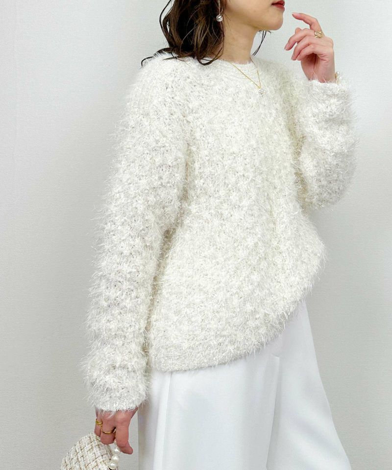 model：H164　着用サイズ：M　アイボリー