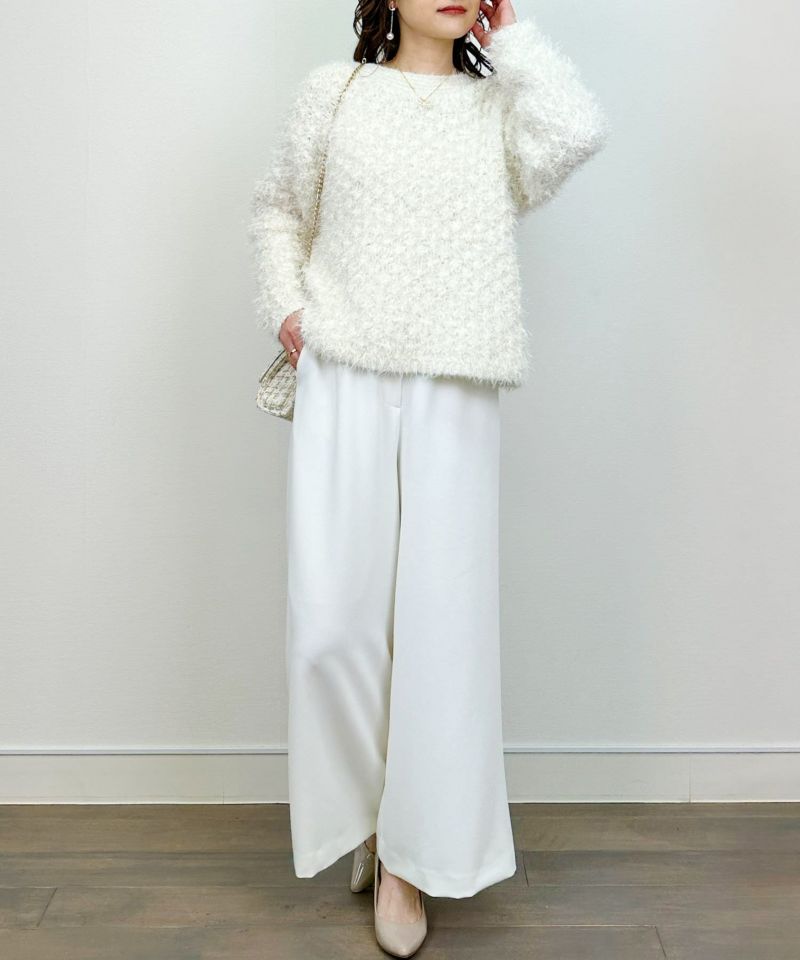 model：H164　着用サイズ：M　アイボリー