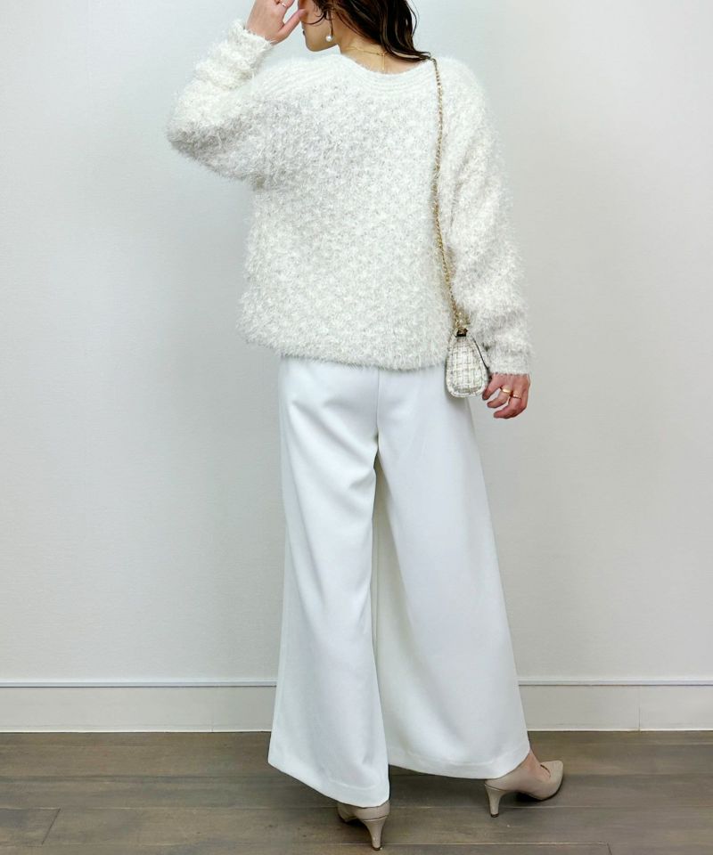 model：H164　着用サイズ：M　アイボリー