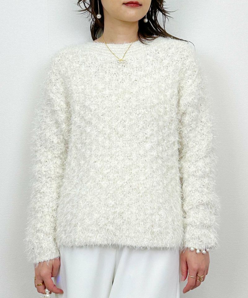 model：H164　着用サイズ：M　アイボリー