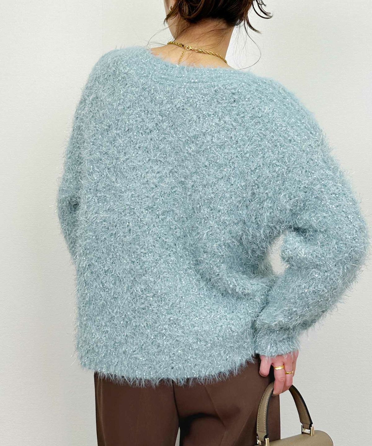 model：H164　着用サイズ：M　ブルー