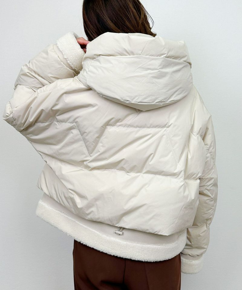 model：H164　着用サイズ：M　オフホワイト