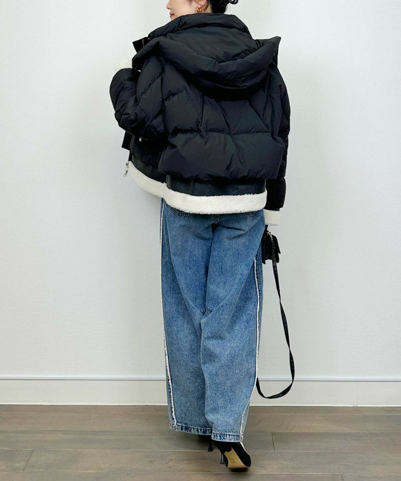 model：H164　着用サイズ：M　ブラック