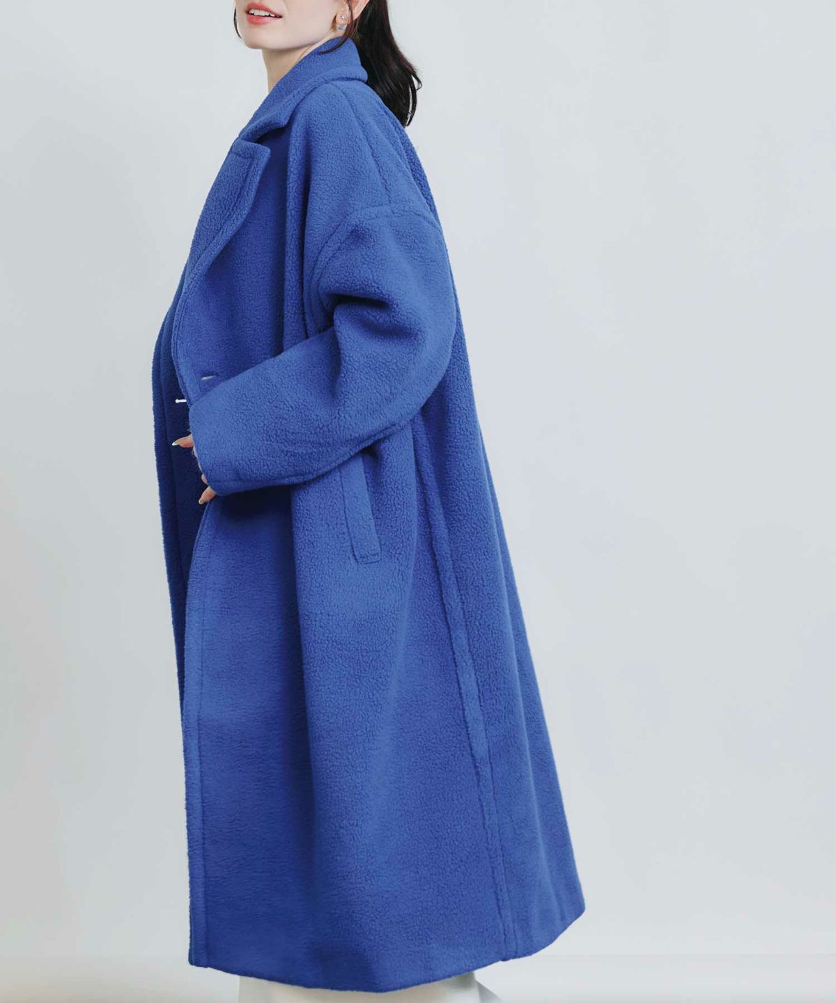 model：H155　着用サイズ：M　ブルー