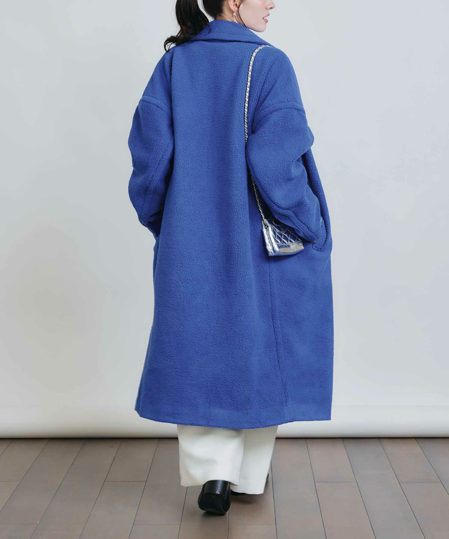 model：H155　着用サイズ：M　ブルー