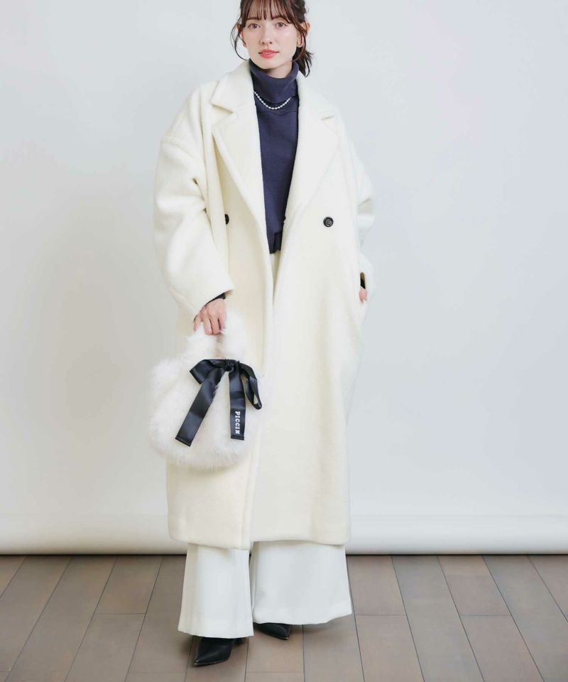 model：H155　着用サイズ：M　オフホワイト