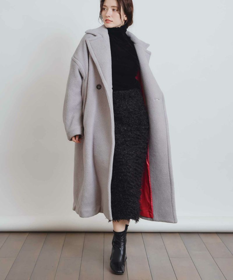 model：H155　着用サイズ：M　ライトグレー