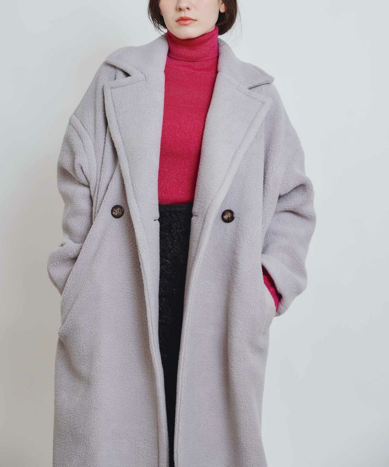 model：H155　着用サイズ：M　ライトグレー