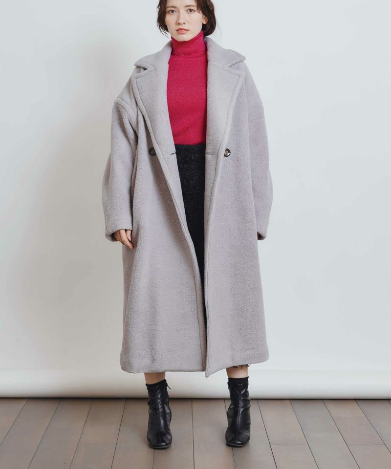 model：H155　着用サイズ：M　ライトグレー