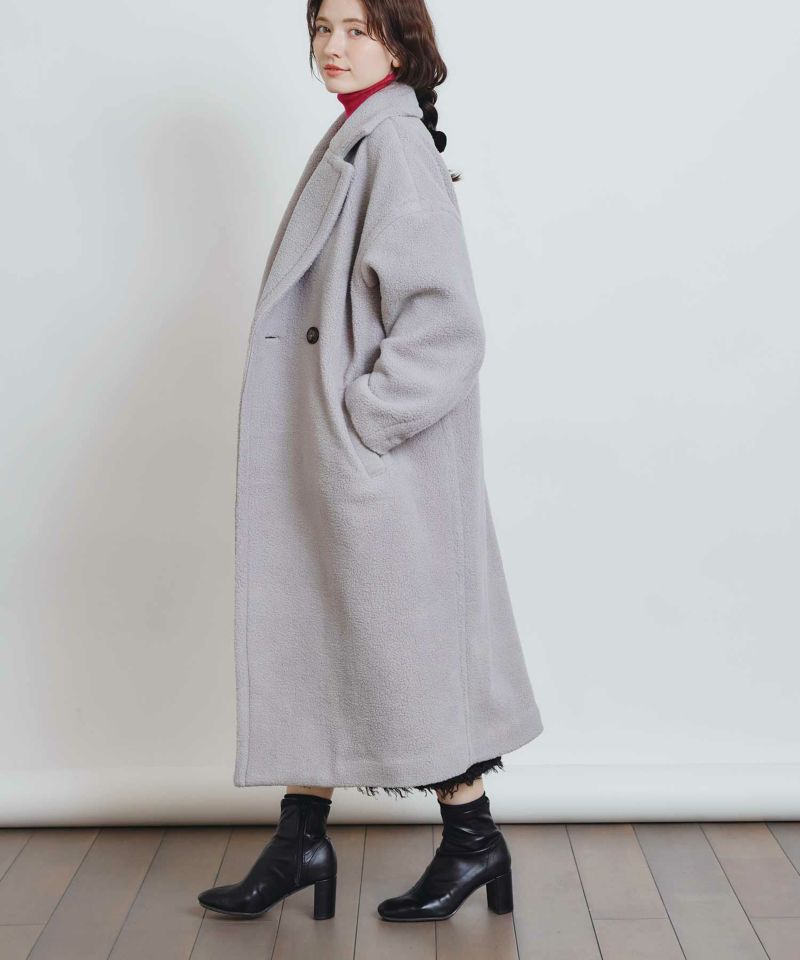 model：H155　着用サイズ：M　ライトグレー