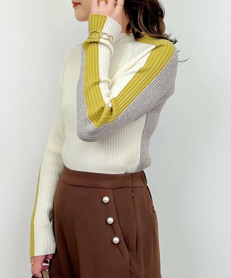 model：H164　着用サイズ：M　アイボリー