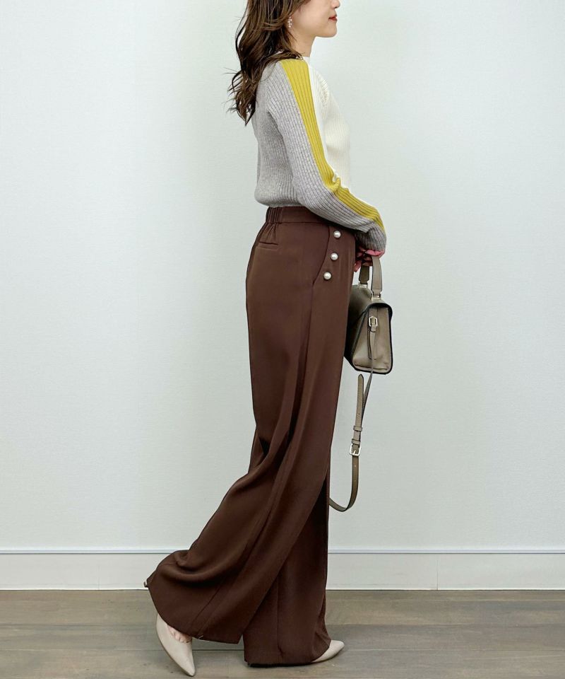 model：H164　着用サイズ：M　アイボリー