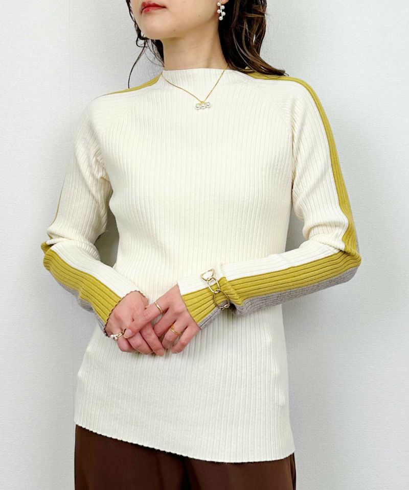 model：H164　着用サイズ：M　アイボリー