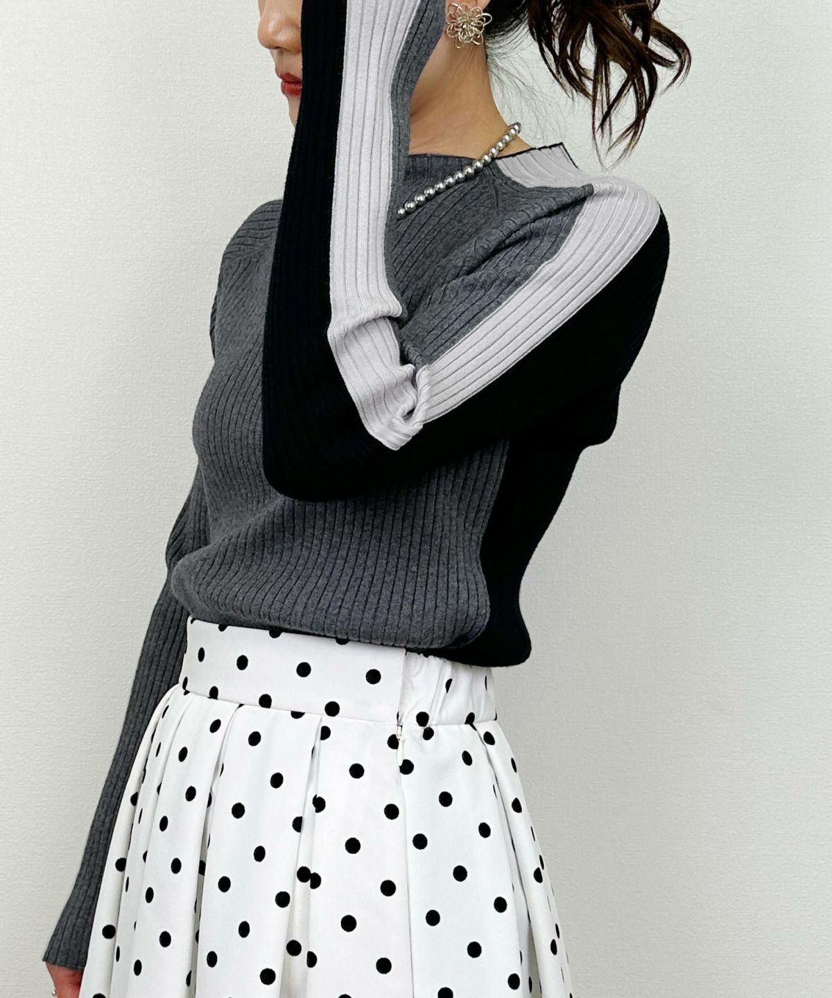 model：H164　着用サイズ：M　ブラック　2WAY