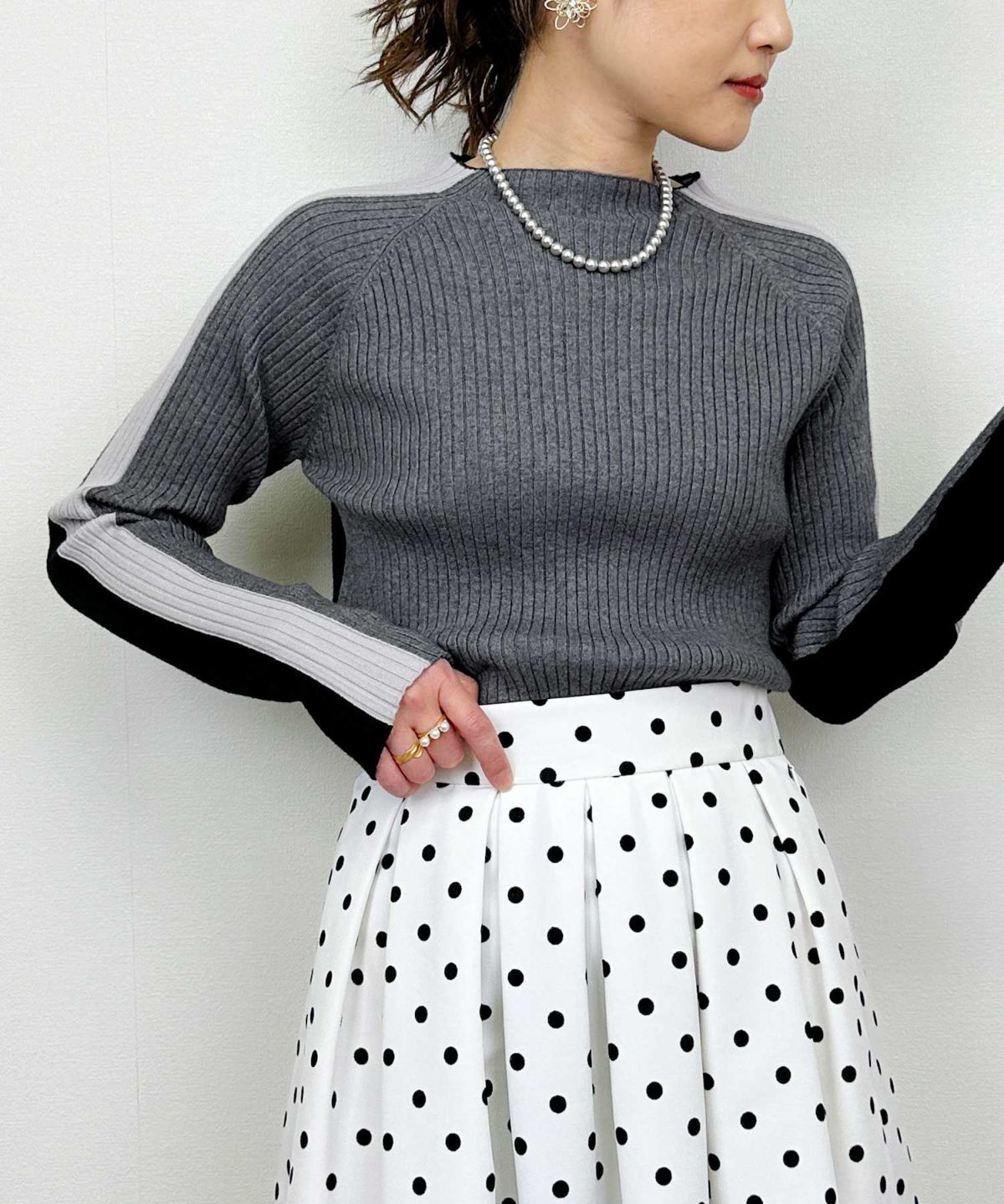 model：H164　着用サイズ：M　ブラック　2WAY