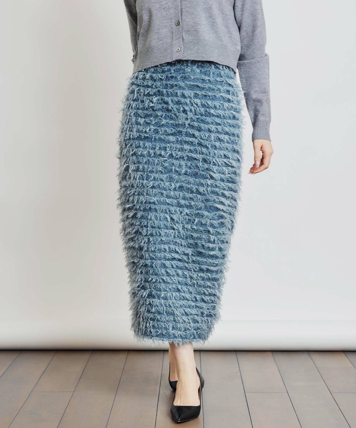 model：H155　着用サイズ：M　ブルー