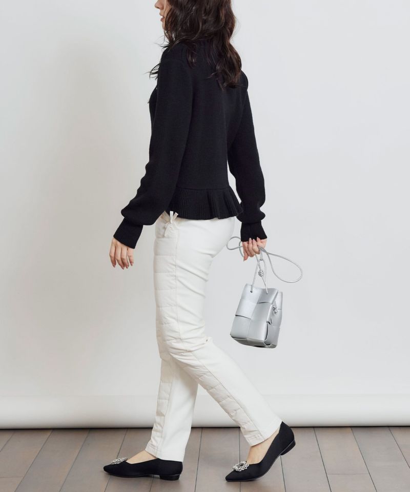 model：H155　着用サイズ：S　オフホワイト