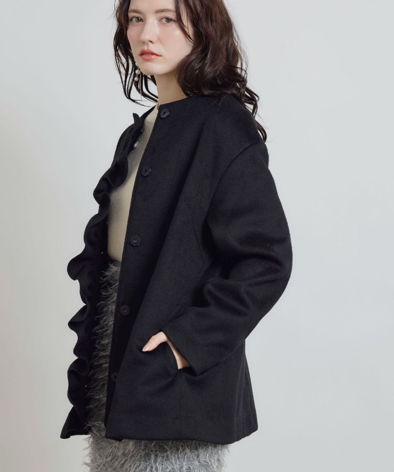 model：H155　着用サイズ：M　ブラック