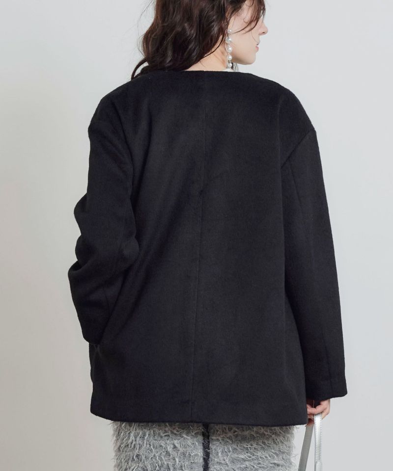 model：H155　着用サイズ：M　ブラック