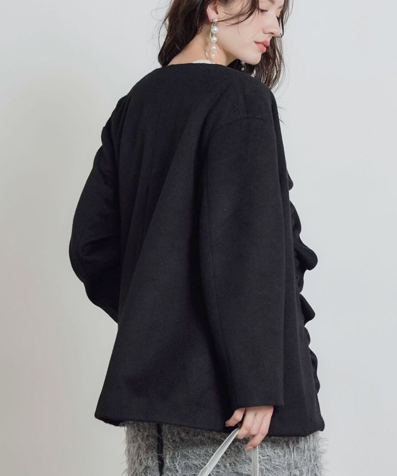 model：H155　着用サイズ：M　ブラック