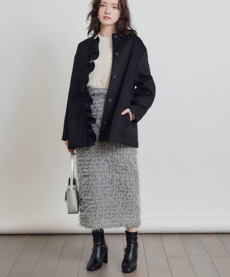 model：H155　着用サイズ：M　ブラック