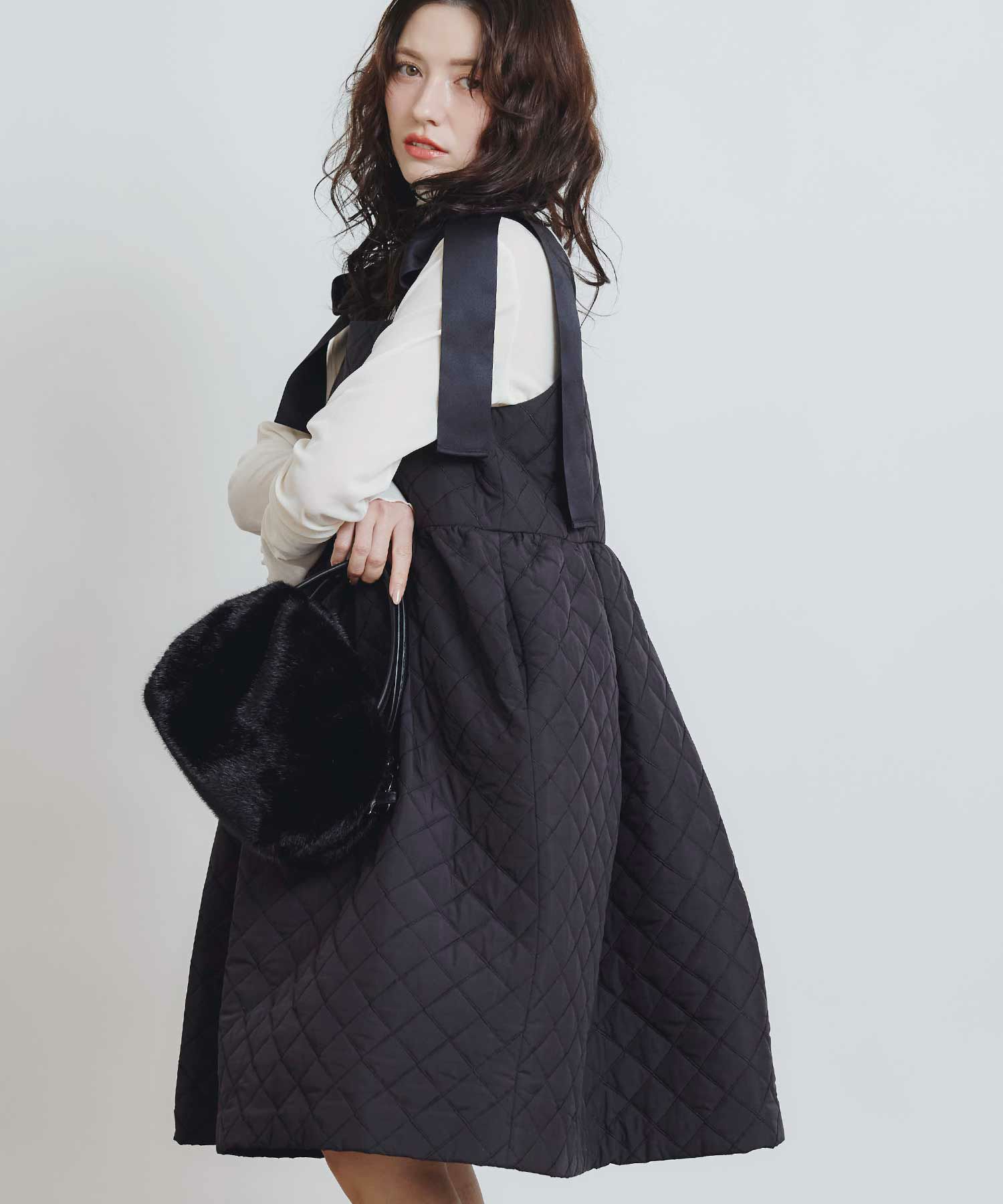 キルティングリボンミニワンピース | PICCIN (ピッチン) 公式通販