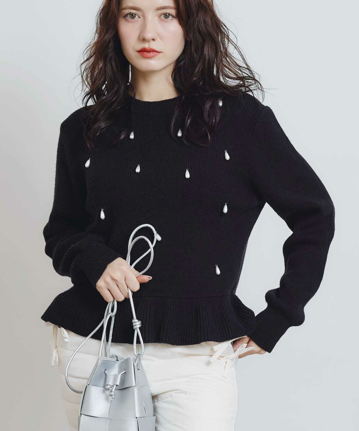 model：H155　着用サイズ：M　ブラック