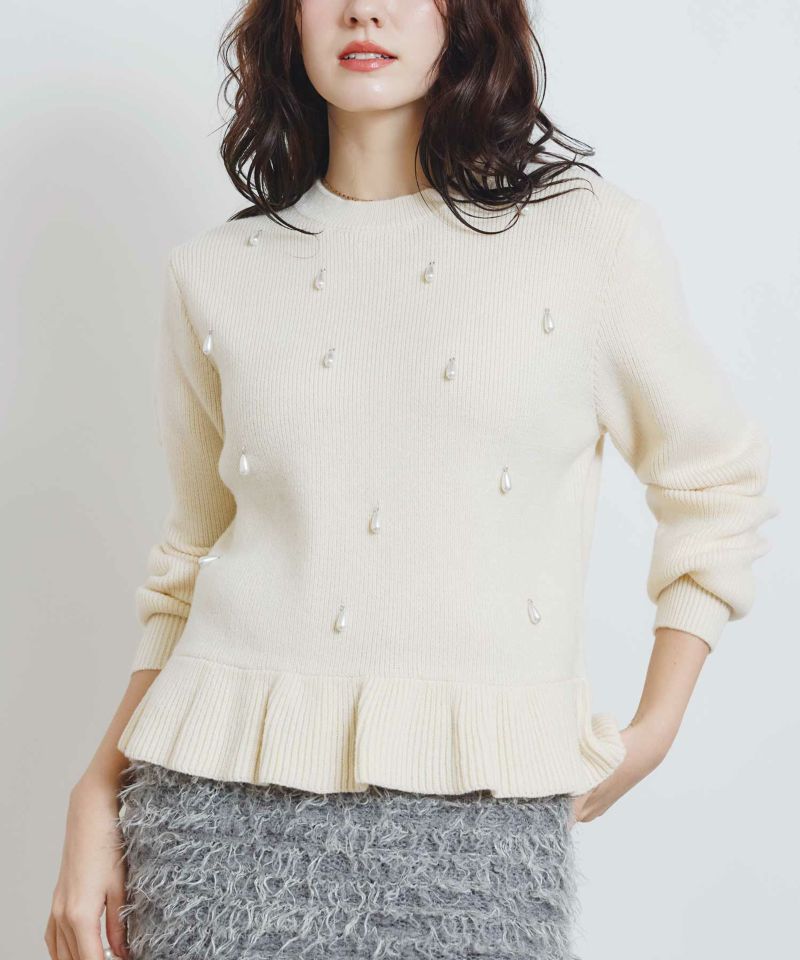 model：H155　着用サイズ：M　オフホワイト