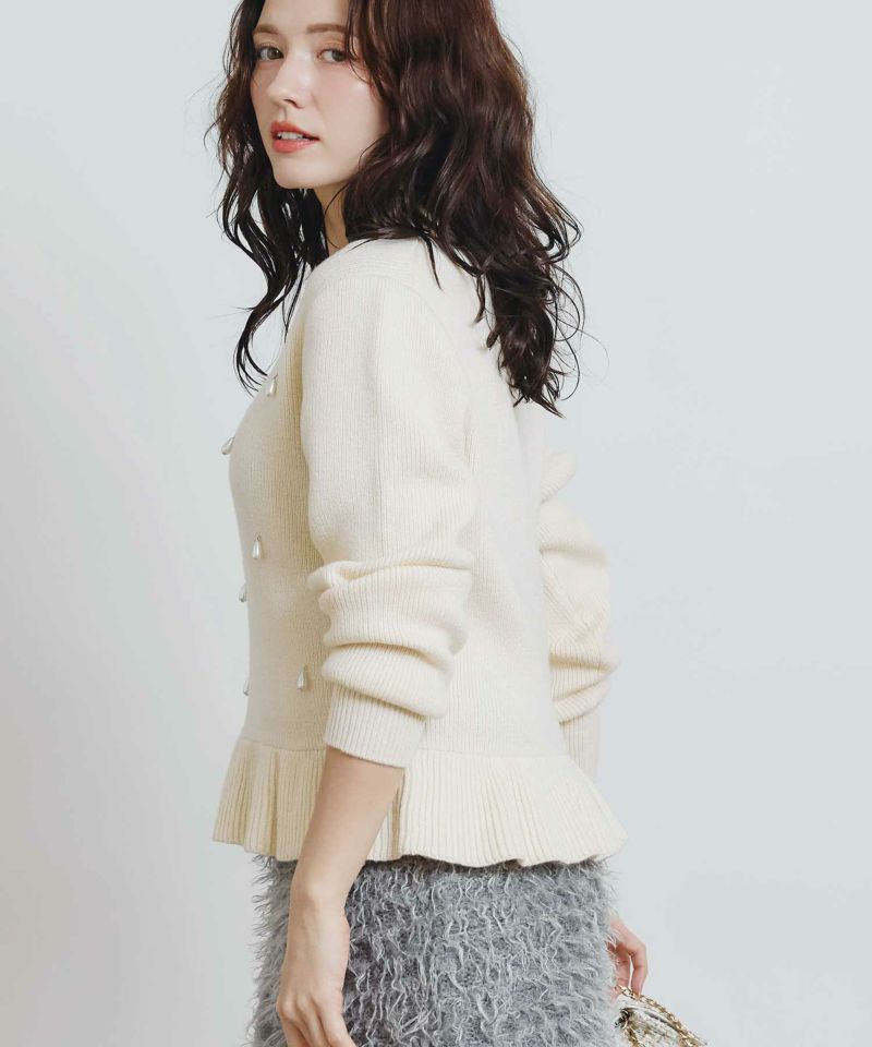 model：H155　着用サイズ：M　オフホワイト