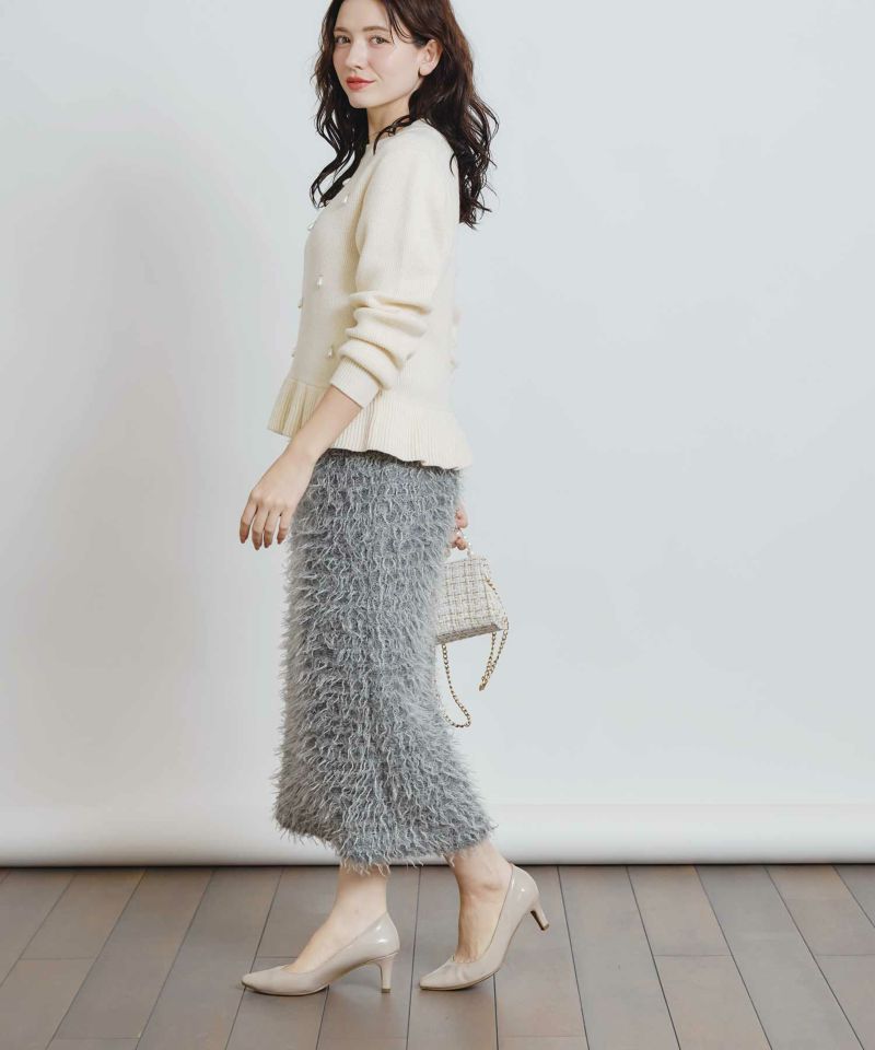 model：H155　着用サイズ：M　オフホワイト