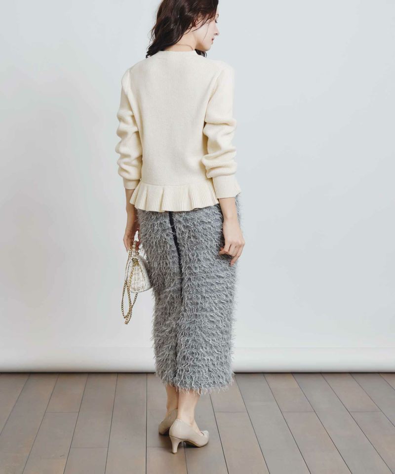 model：H155　着用サイズ：M　オフホワイト