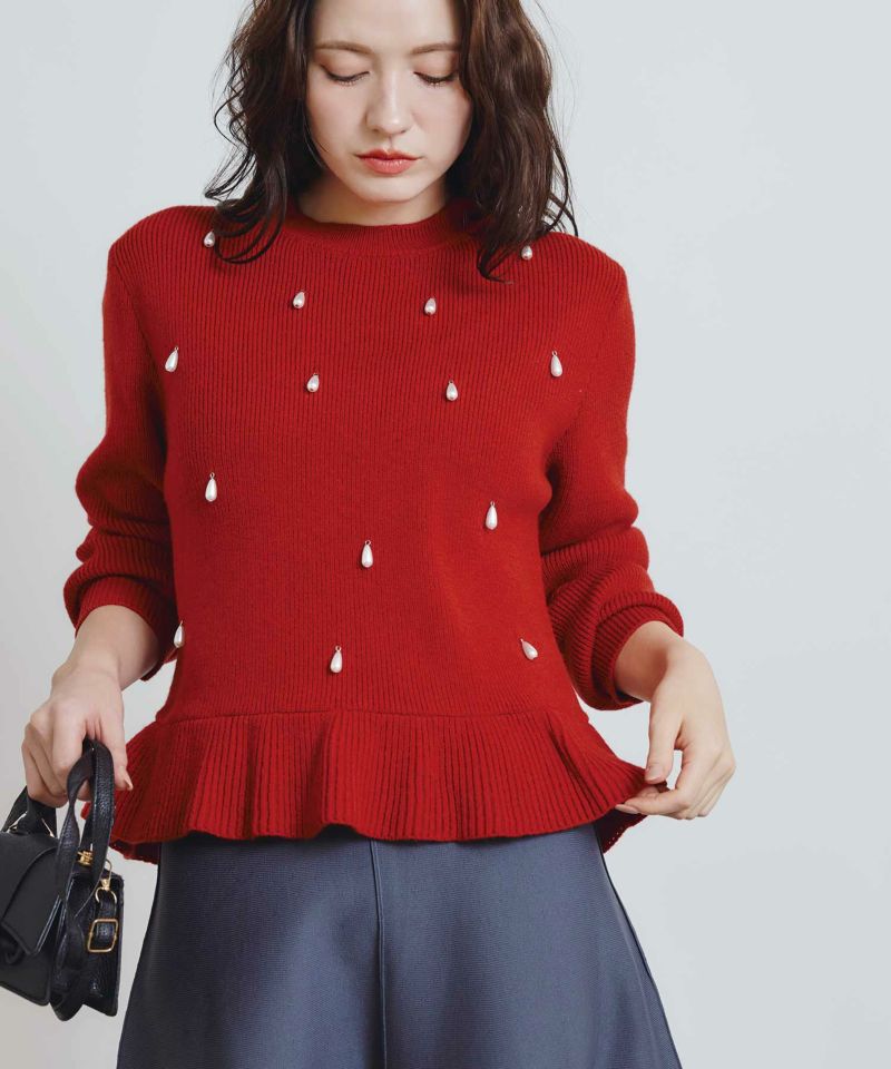 model：H155　着用サイズ：M　レッド