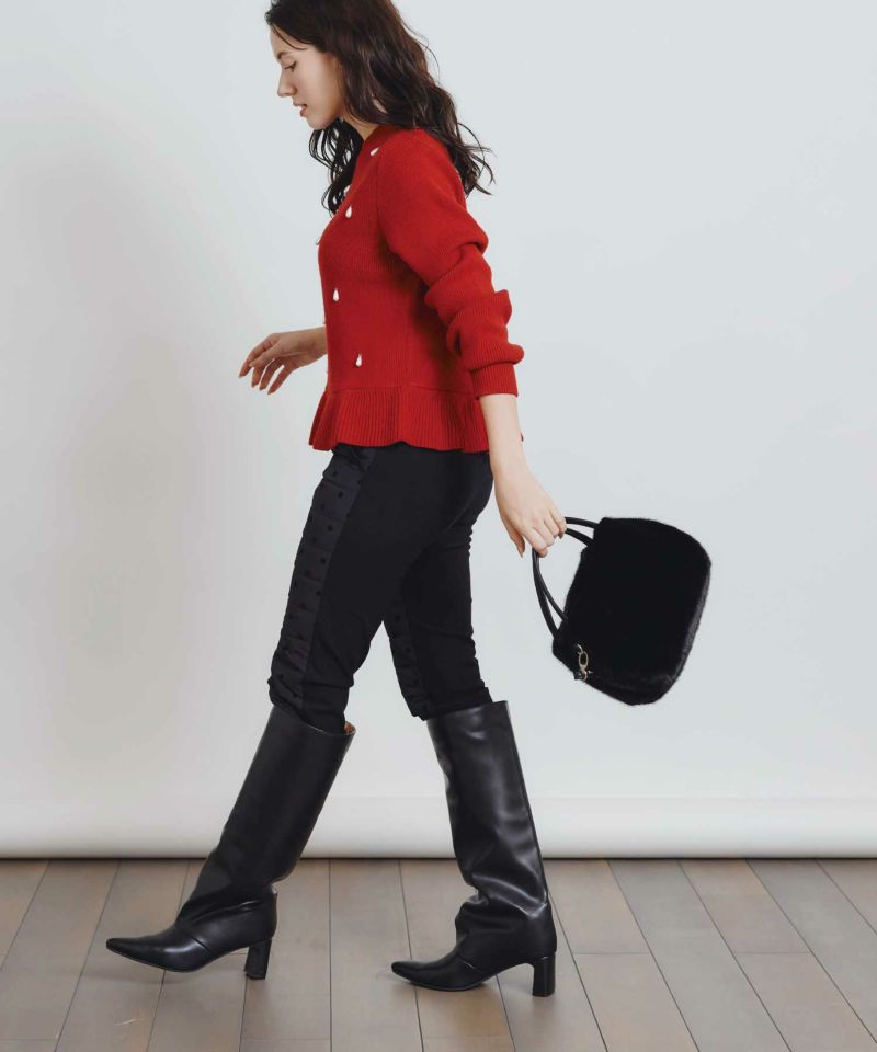 model：H155　着用サイズ：M　レッド