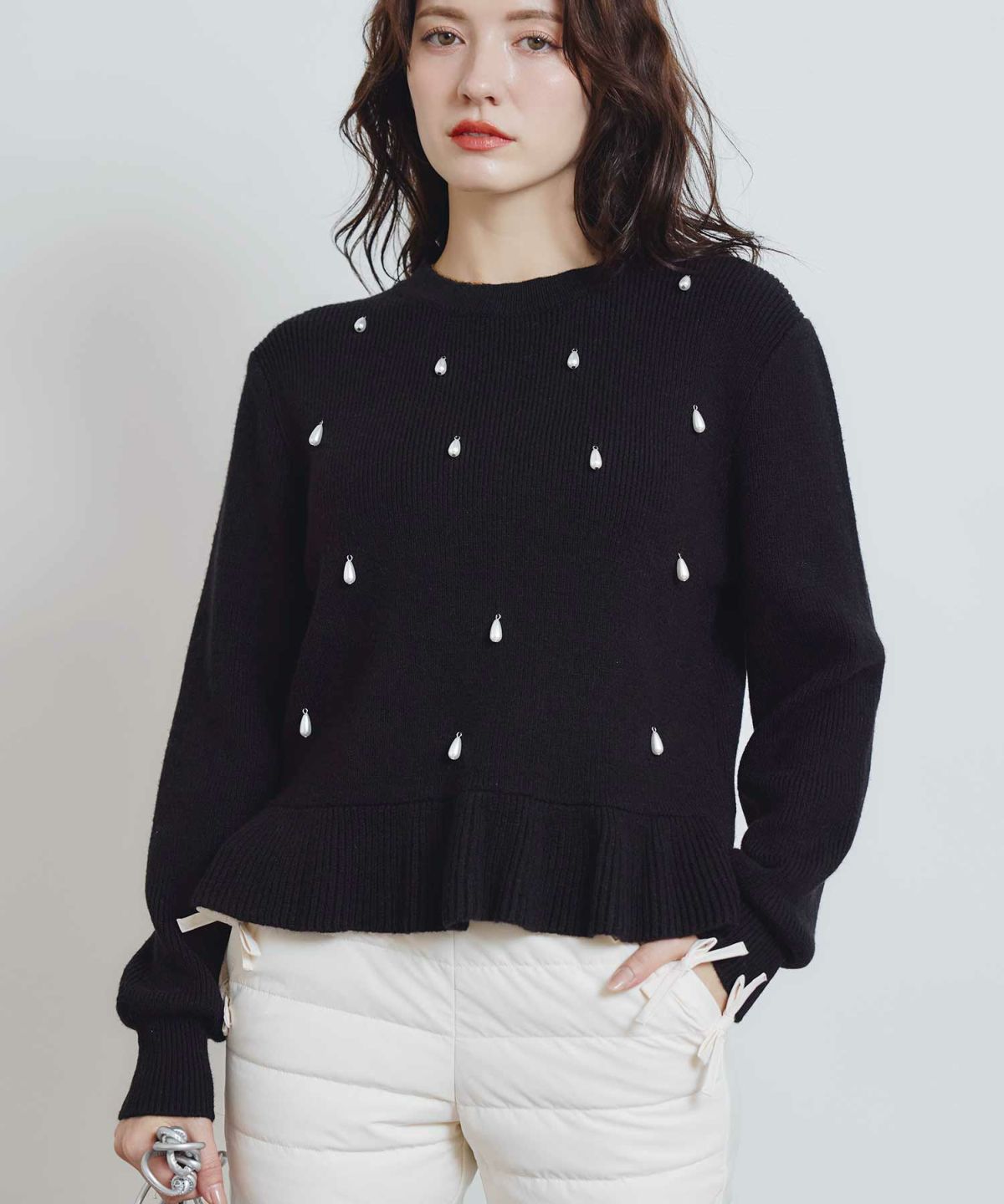 model：H155　着用サイズ：M　ブラック