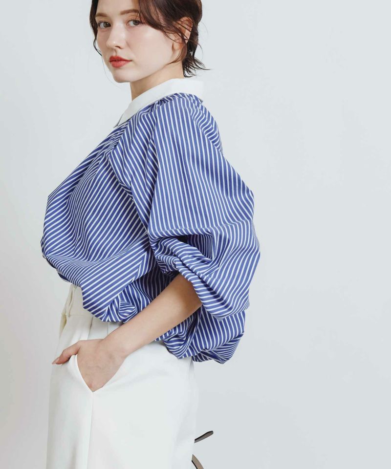 model：H155　着用サイズ：M　ブルー系その他