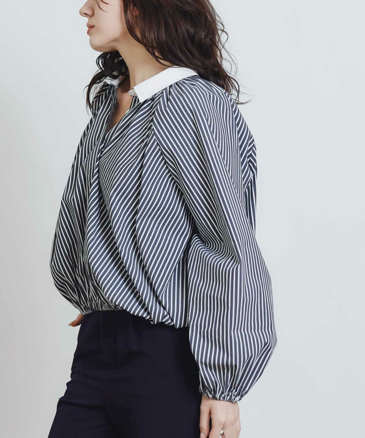 model：H155　着用サイズ：M　ブラック系その他