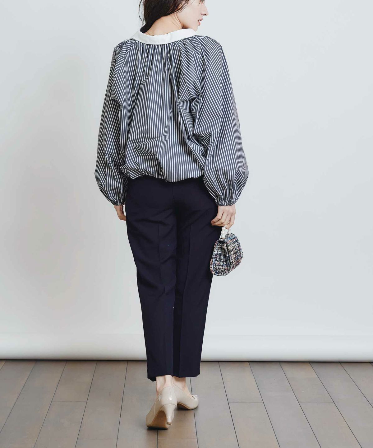 model：H155　着用サイズ：M　ブラック系その他