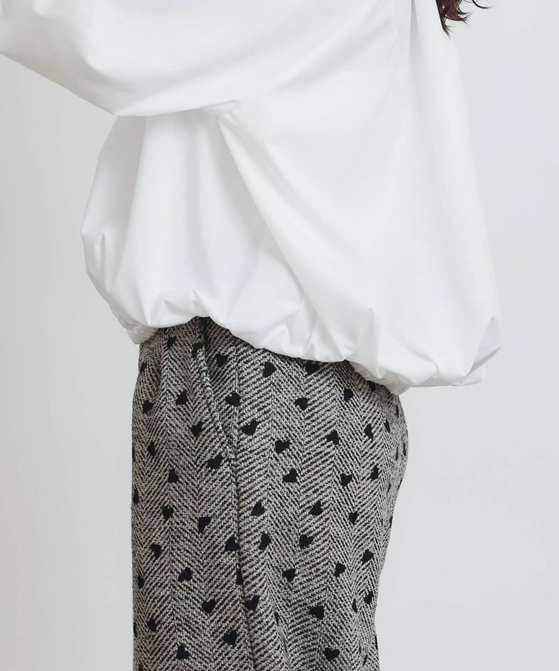 model：H155　着用サイズ：M　オフホワイト