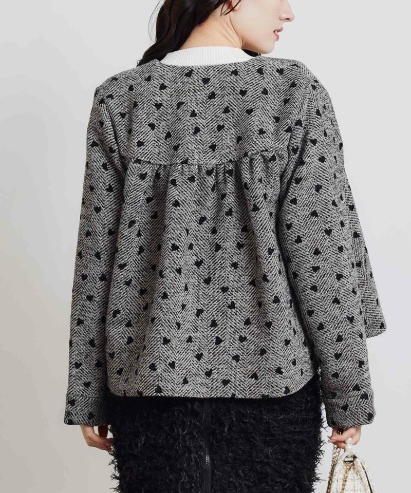 model：H155　着用サイズ：M　モカ