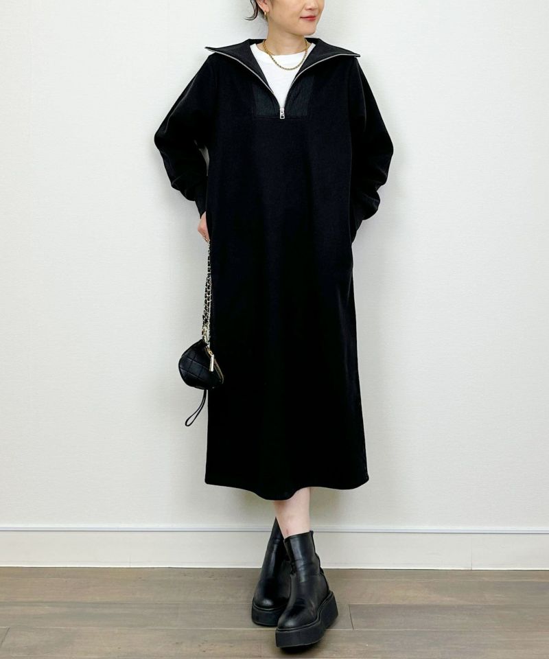 model：H164　着用サイズ：M　ブラック