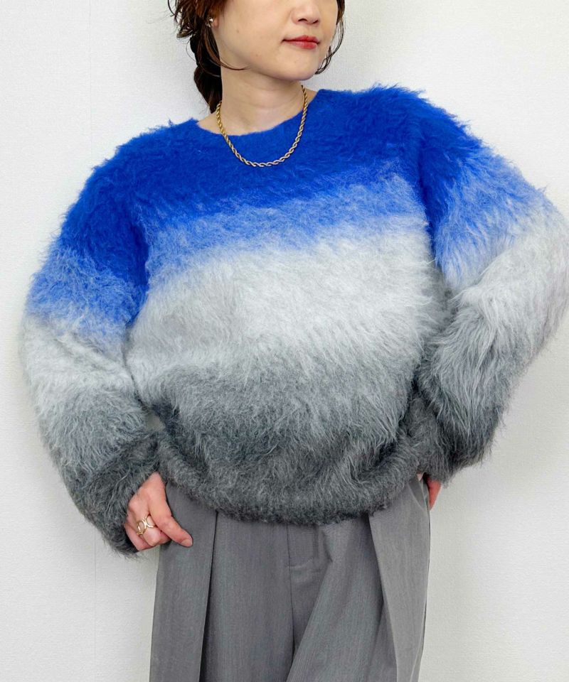 model：H164　着用サイズ：M　ブルー