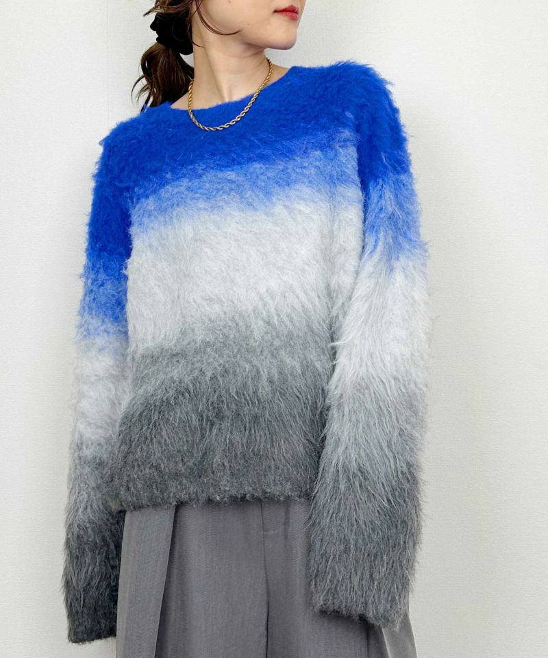 model：H164　着用サイズ：M　ブルー