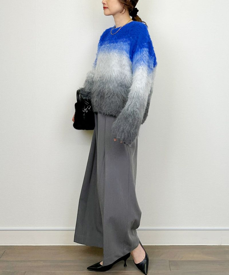 model：H164　着用サイズ：M　ブルー