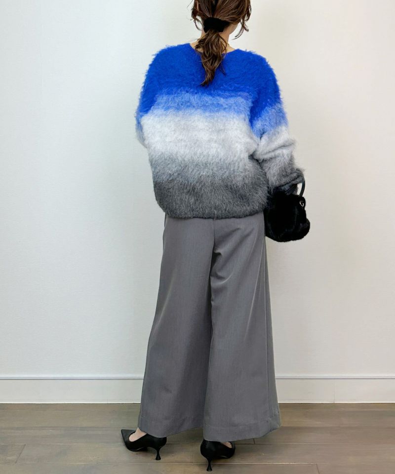 model：H164　着用サイズ：M　ブルー