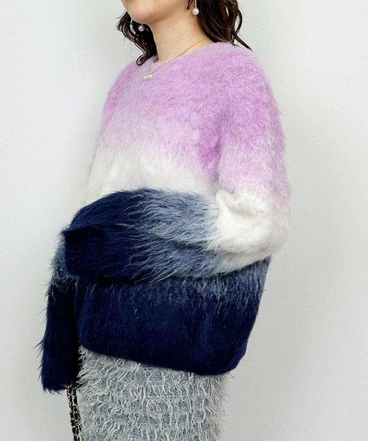 model：H164　着用サイズ：M　ピンク