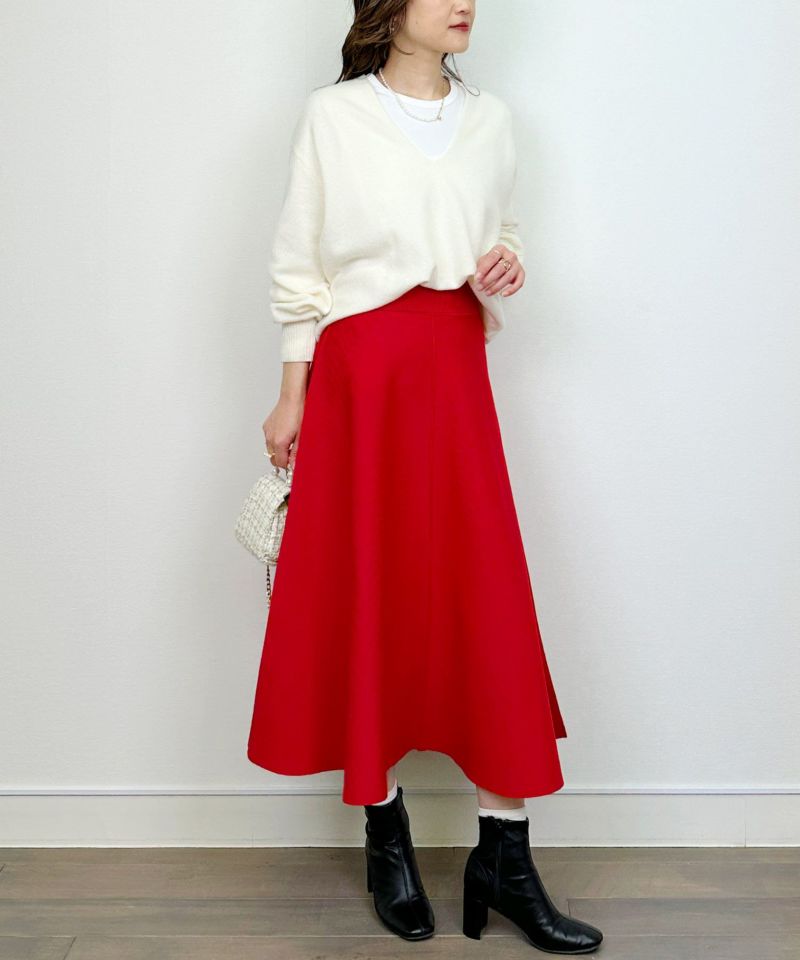 model：H164　着用サイズ：M　アイボリー