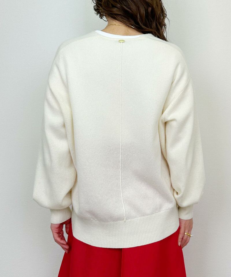 model：H164　着用サイズ：M　アイボリー