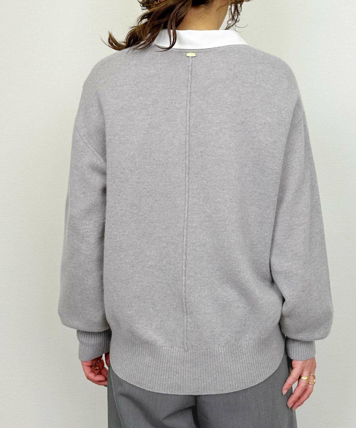 model：H164　着用サイズ：M　グレー