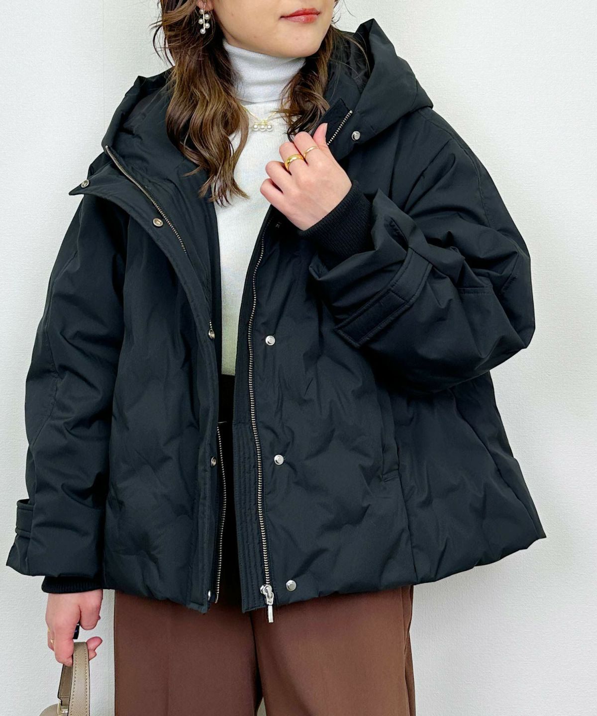 model：H164　着用サイズ：M　ブラック