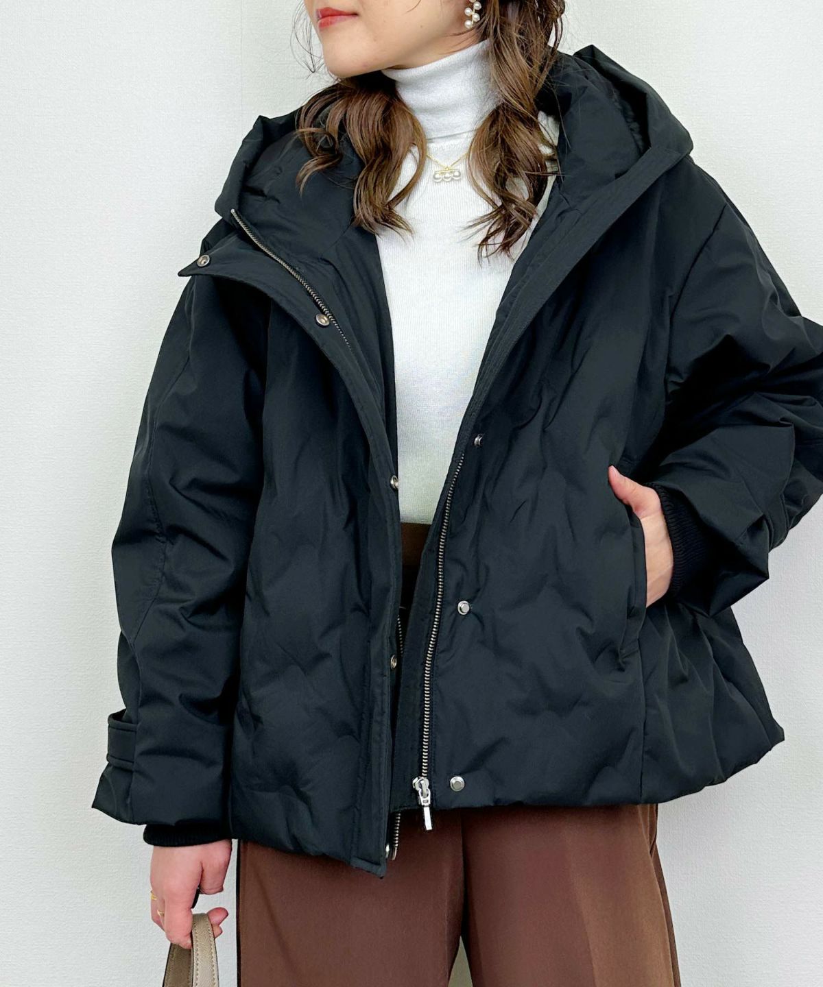 model：H164　着用サイズ：M　ブラック